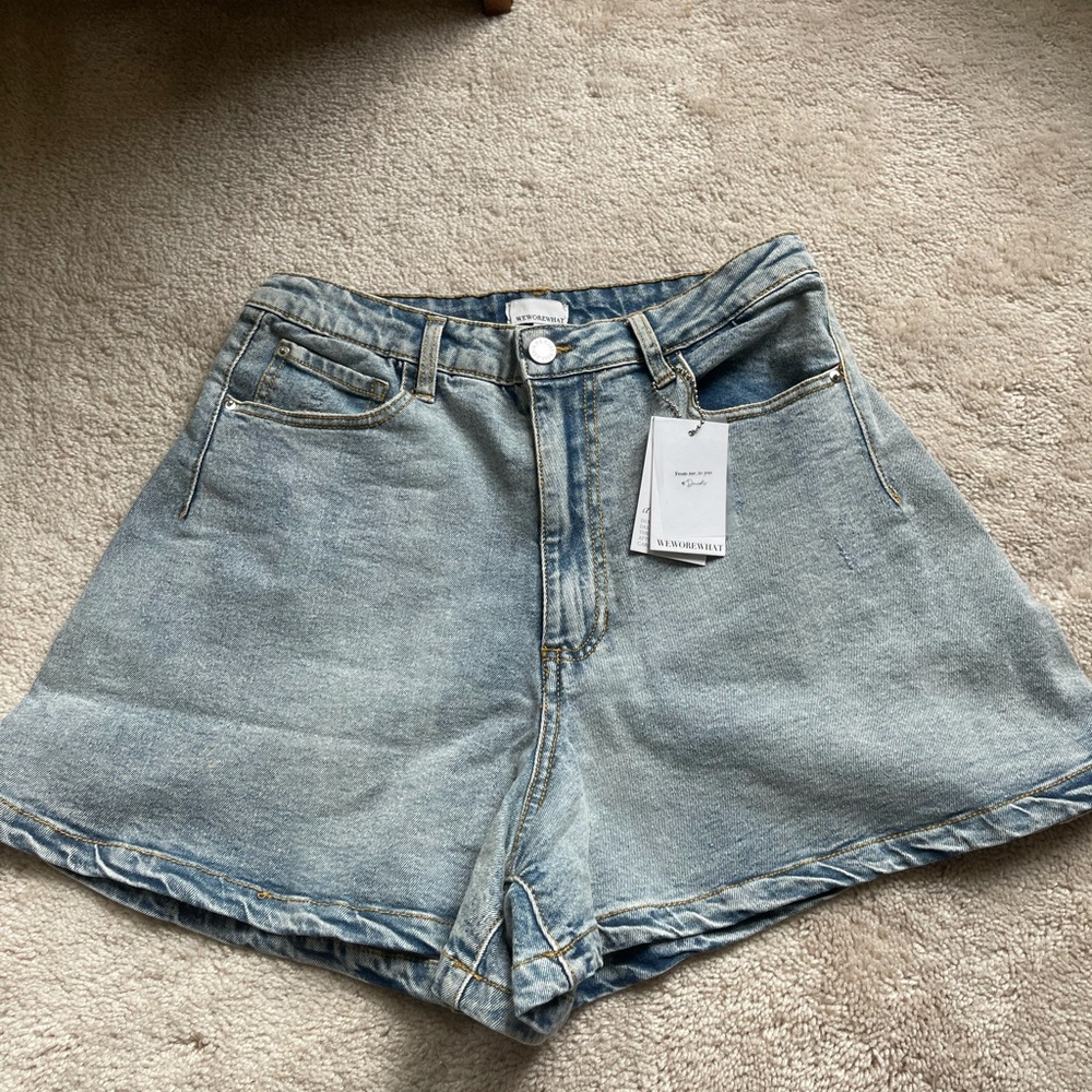 NWT Weworewhat high rise shorts